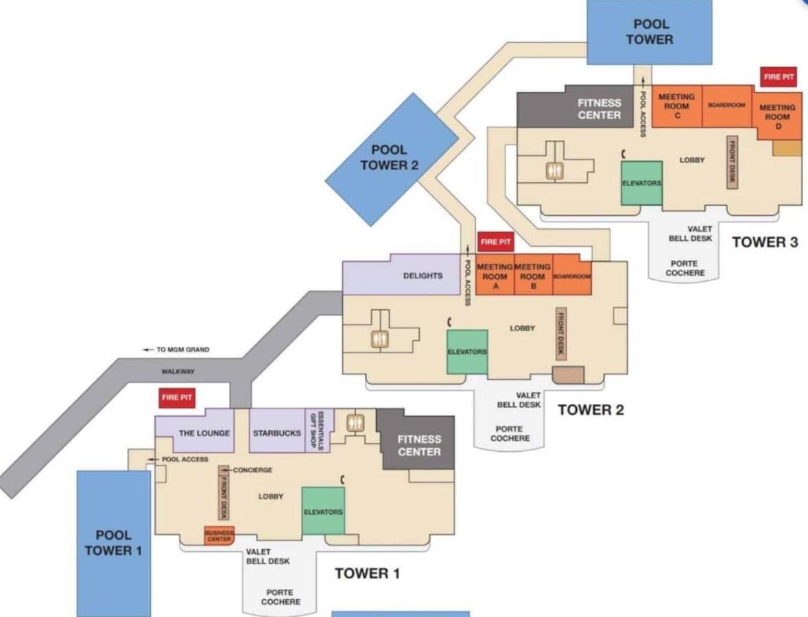 Balcony Full Strip View Suite Mgm Signature Free Valet ลาสเวกัส ภายนอก รูปภาพ
