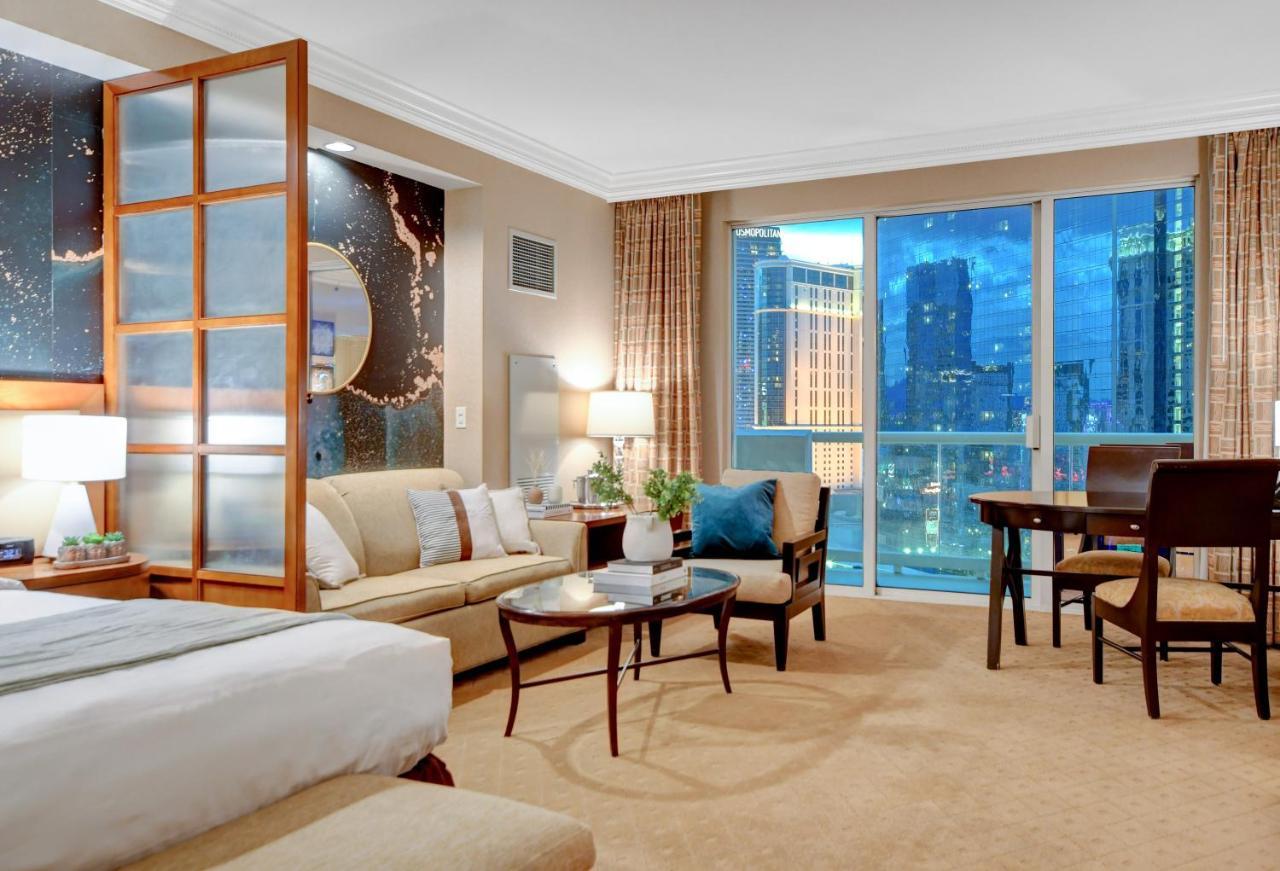 Balcony Full Strip View Suite Mgm Signature Free Valet ลาสเวกัส ภายนอก รูปภาพ