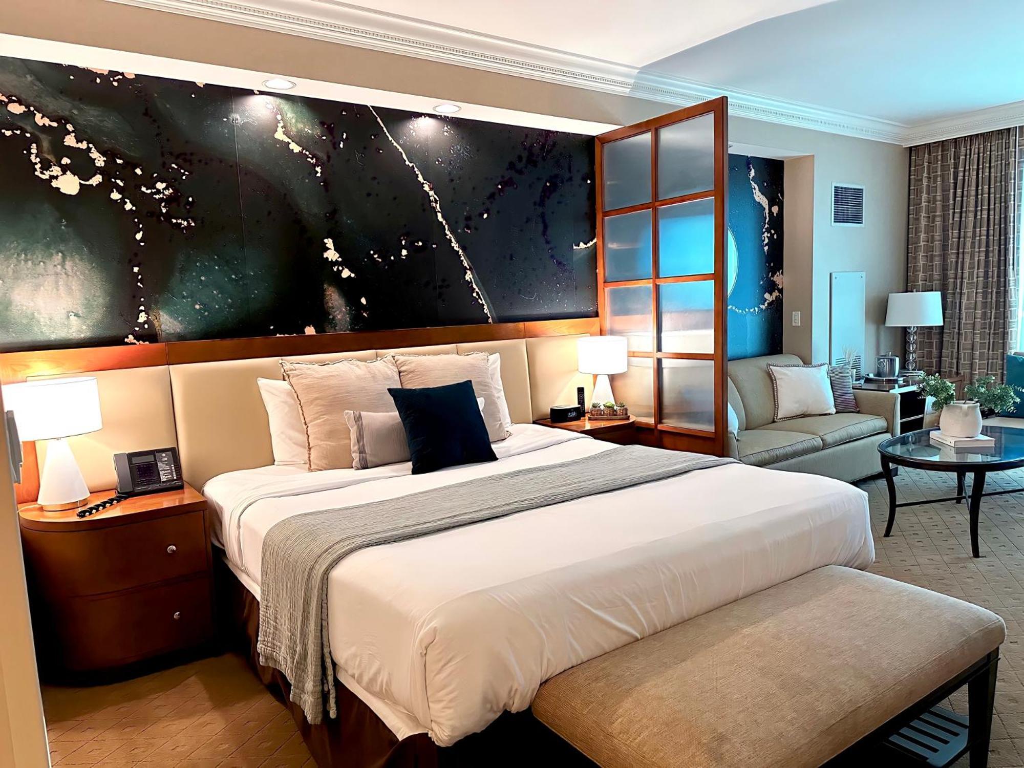 Balcony Full Strip View Suite Mgm Signature Free Valet ลาสเวกัส ภายนอก รูปภาพ